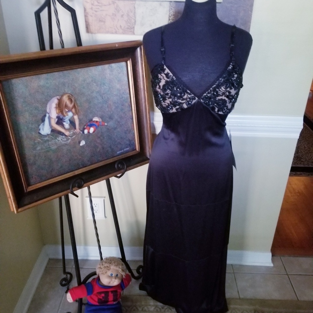 Daniel P Rebecca Long Silk Dress